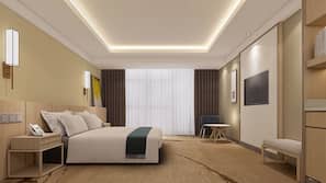 Minibar, in-room safe, desk, blackout drapes