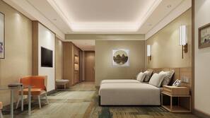 Minibar, in-room safe, desk, blackout drapes