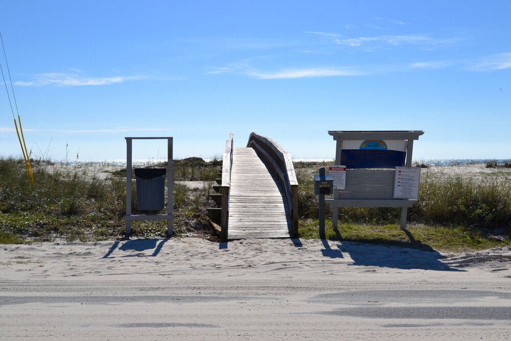 Exterior, BEACH BUM COTTAGES - STEPS FROM BEACH, INGROUND POOL, PERFECT LOCATION