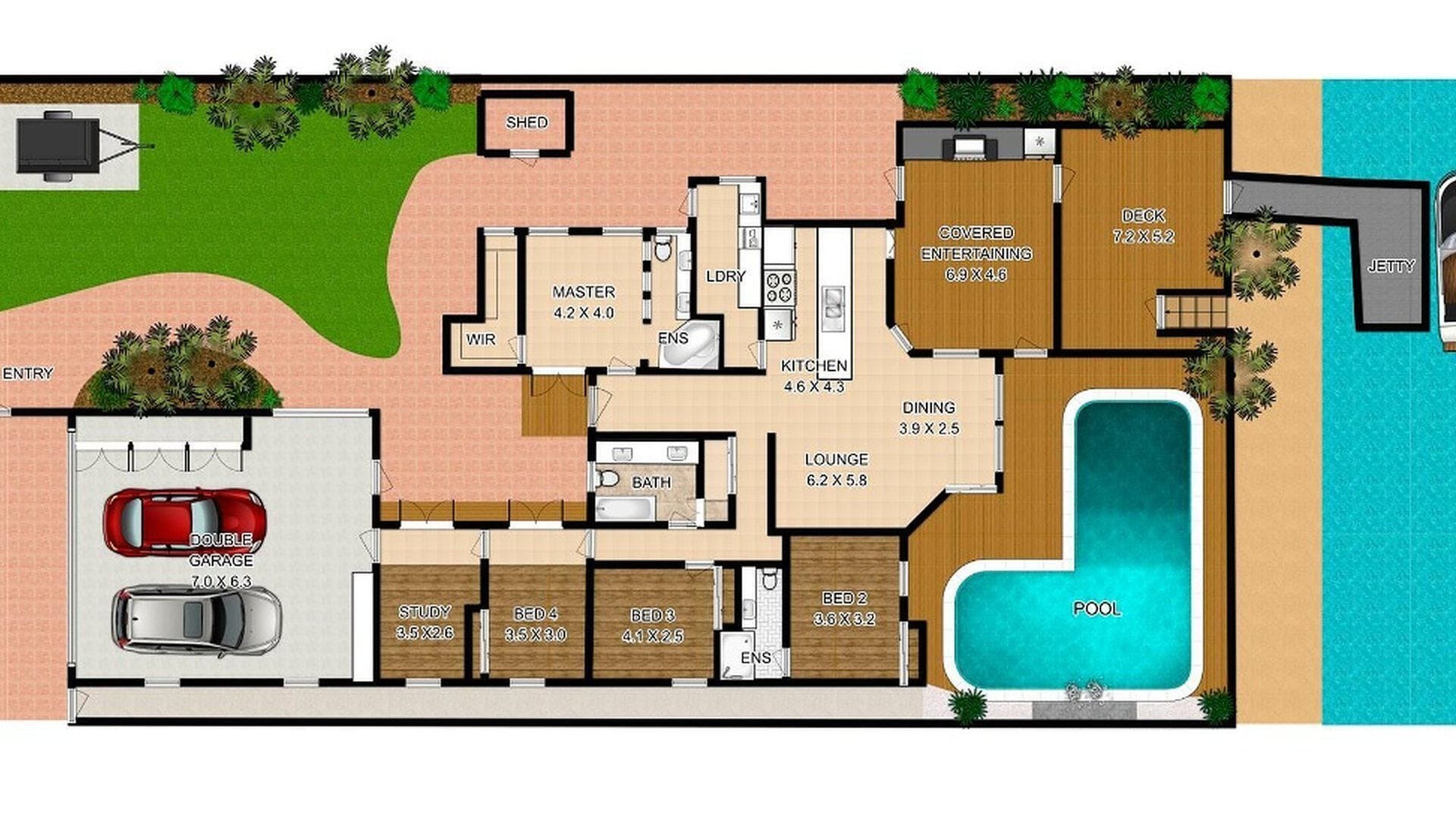 Coorumbong 16 - Five Bedroom House in Mooloolaba w/ Pool + Wifi and Private Pontoon