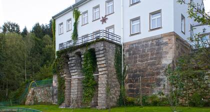 Die Burg Schöna - In a national park