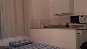 Desk, blackout curtains, iron/ironing board, free WiFi
