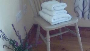 Desk, blackout curtains, iron/ironing board, free WiFi