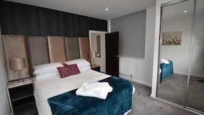 1 bedroom, blackout curtains, iron/ironing board, free WiFi