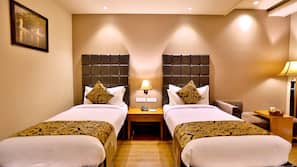 In-room safe, desk, laptop workspace, iron/ironing board
