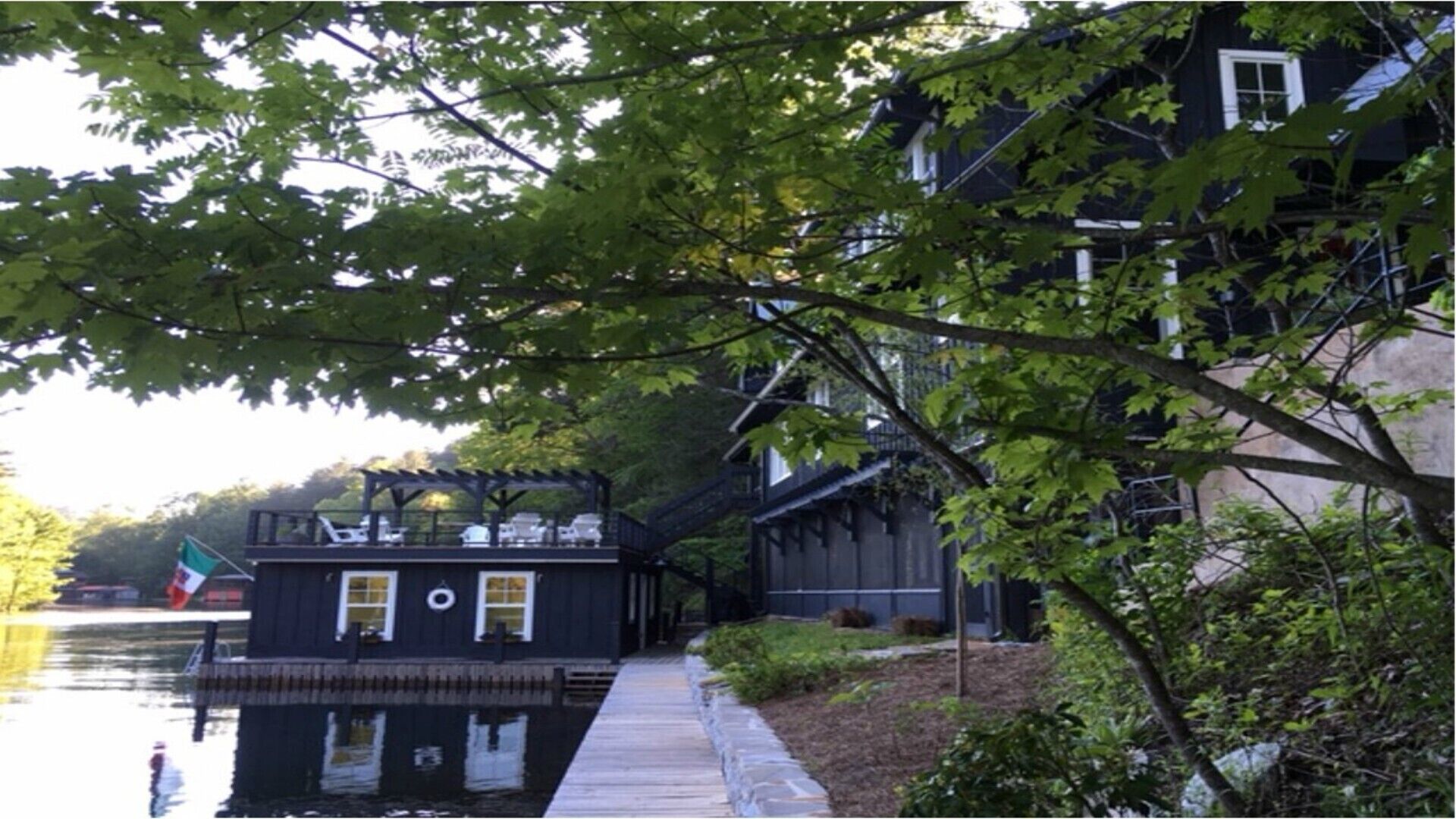 Lake Rabun Rental Classic Waterside Home And Boathouse In Helen