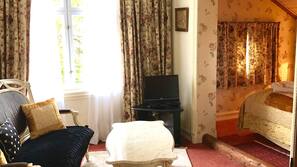 Down comforters, pillowtop beds, individually decorated