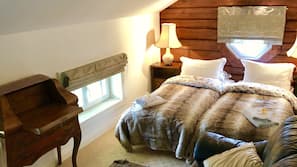 Down comforters, pillowtop beds, individually decorated