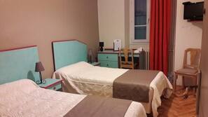 Desk, iron/ironing board, free cots/infant beds, free WiFi