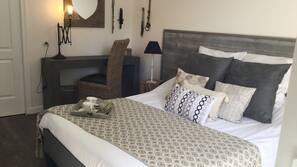 Desk, blackout drapes, iron/ironing board, free WiFi