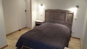 Individually decorated, individually furnished, desk, iron/ironing board