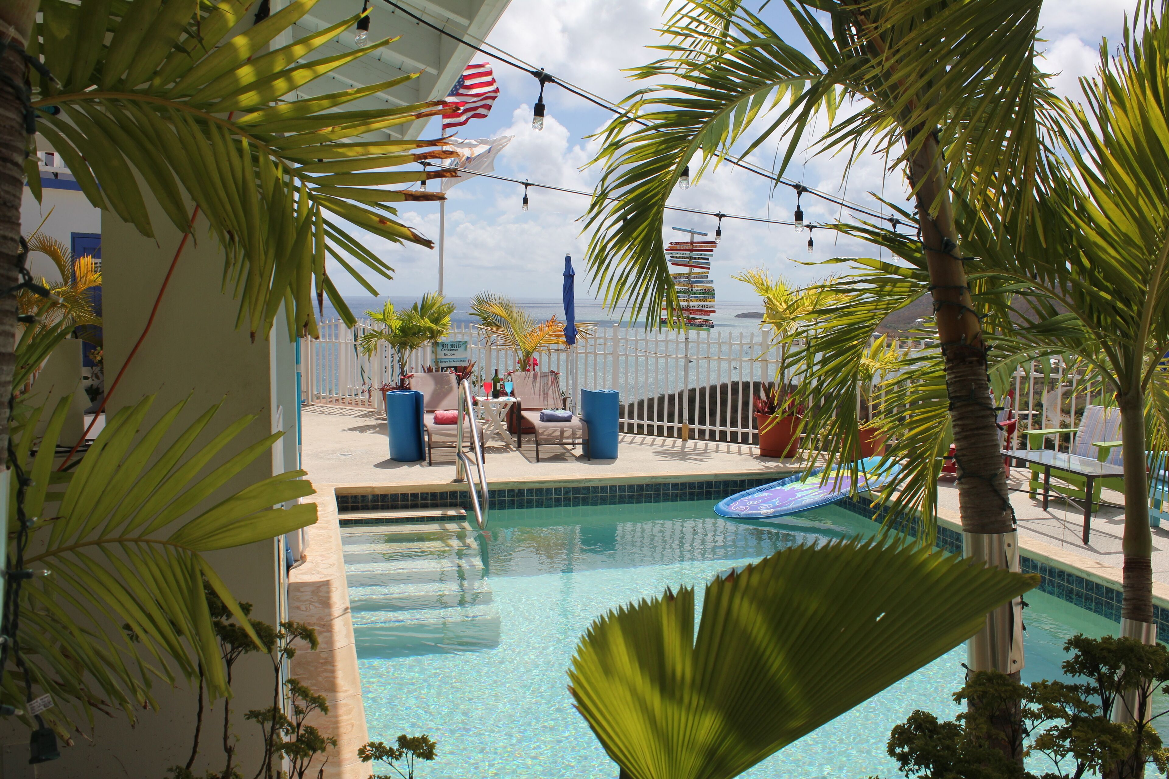 Caribbean Escape Sleeps 4 w/ Pool on East End Overlooking Beautiful Teague Bay in Christiansted in Christiansted, U.S. Virgin Islands