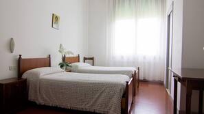 Desk, blackout curtains, free cots/infant beds, rollaway beds