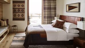 Premium bedding, pillowtop beds, free minibar items, in-room safe