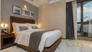 Premium bedding, Select Comfort beds, in-room safe