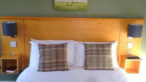 Blackout curtains, free WiFi, linens