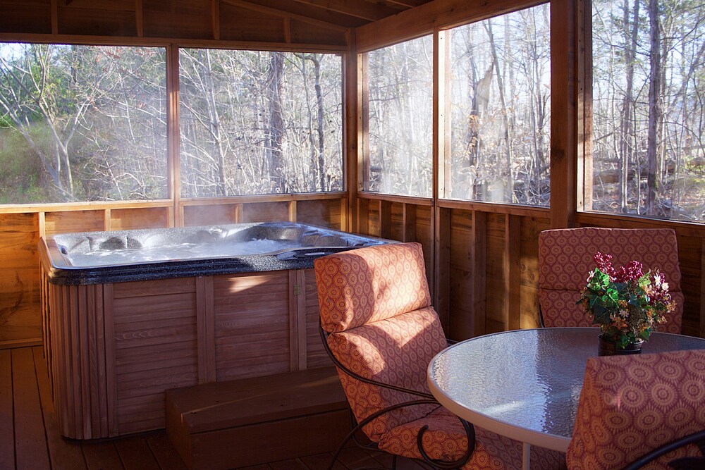 Gatlinburg Pigeon Forge Areabeautiful Secluded Luxury Cabin