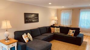 TV, video-game console, DVD player, toys