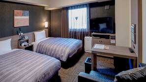 Desk, free WiFi, linens