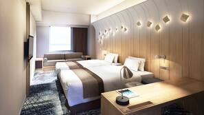 In-room safe, desk, blackout curtains, iron/ironing board
