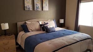 2 bedrooms, free wired internet