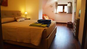 Desk, iron/ironing board, free cots/infant beds, free WiFi
