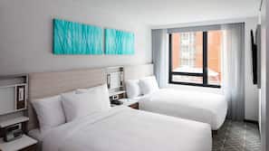 Desk, blackout drapes, iron/ironing board, free WiFi