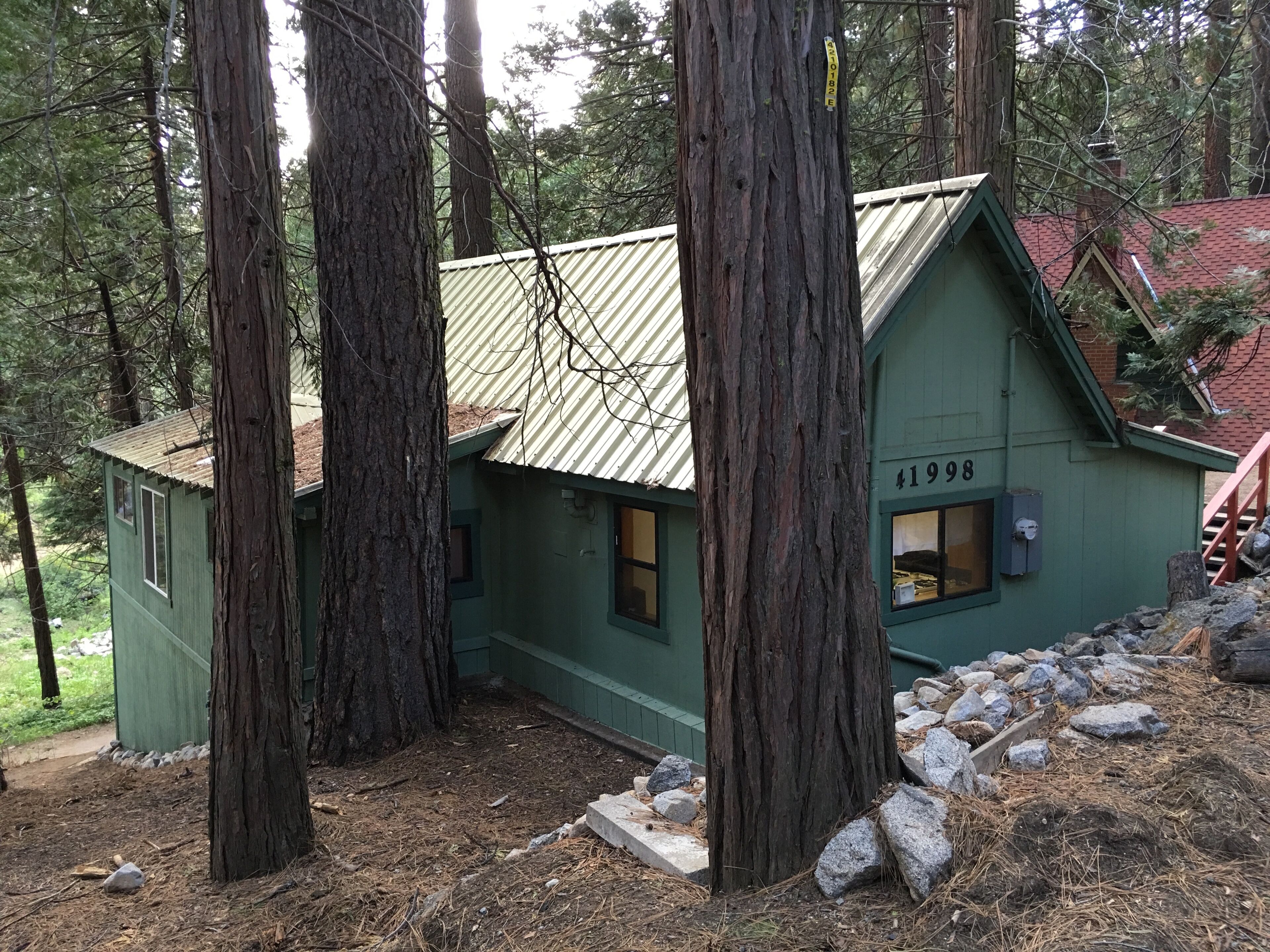 A True Shaver Lake Cabin Adventure Begins Here Fire Pit Deck