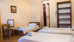 In-room safe, desk, laptop workspace, iron/ironing board