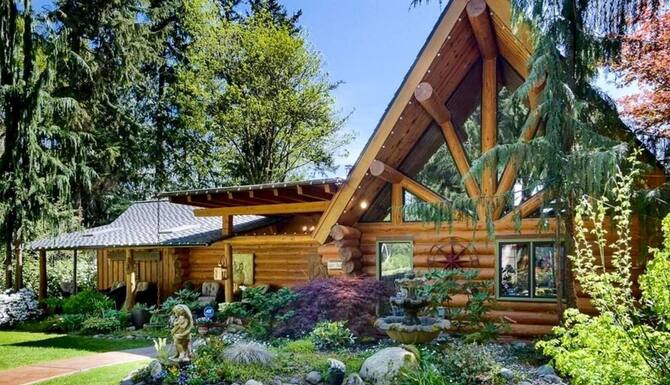 Romantic Log Cabin Getaway And Nature Escape In Everett Wa Expedia