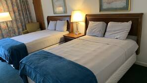 Blackout drapes, free WiFi, linens