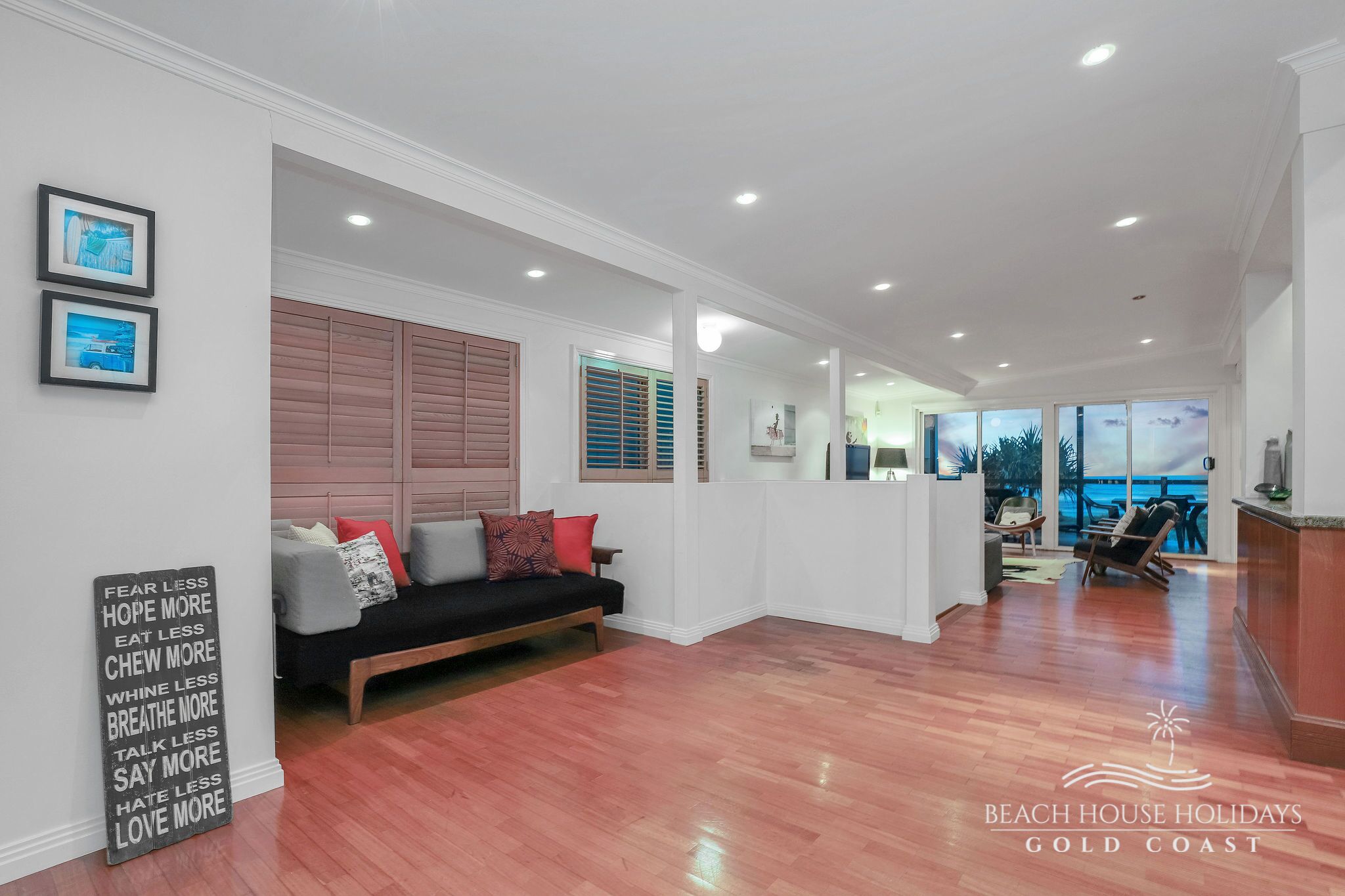 True Beach Front Family Holiday Home