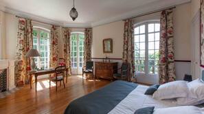 Individually decorated, individually furnished, desk, blackout curtains