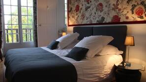 Individually decorated, individually furnished, desk, blackout curtains