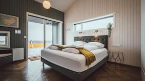 Premium bedding, down comforters, Tempur-Pedic beds