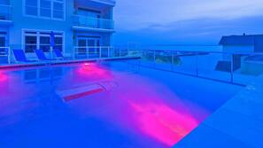 Indoor pool, outdoor pool