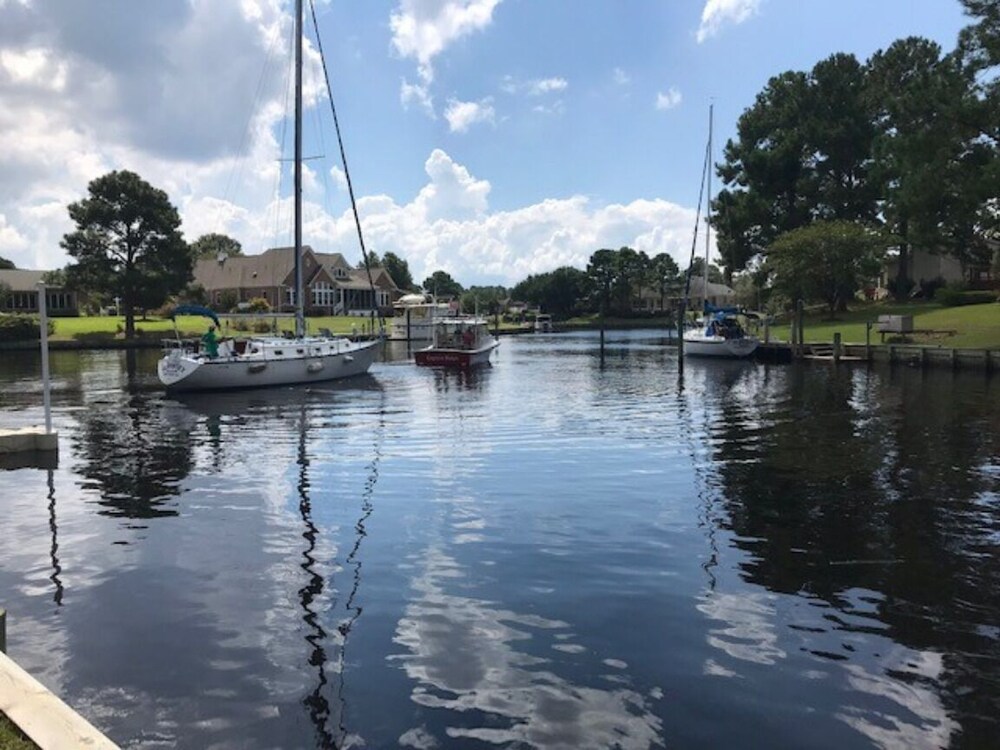 Waterfront Home in New Bern Gated Community Fairfield Harbour Vrbo
