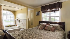 Premium bedding, pillowtop beds, individually decorated