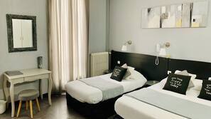 Individually decorated, individually furnished, blackout drapes