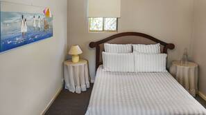 Iron/ironing board, free cots/infant beds, free WiFi, linens
