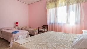 Desk, blackout drapes, free WiFi, linens