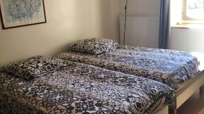 Individually decorated, individually furnished, iron/ironing board