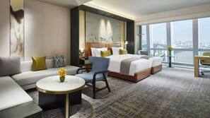 Premium bedding, minibar, in-room safe, desk