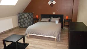 Individually decorated, individually furnished, iron/ironing board