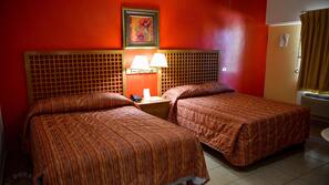 Blackout drapes, free WiFi, linens