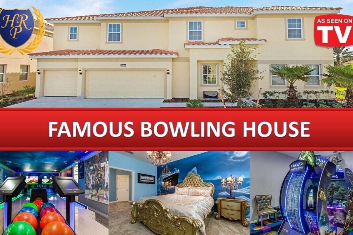As Seen On Tv Mansion Bowling Halo Virtual Arcade Game Sleeps 36 In Orlando Fl Expedia