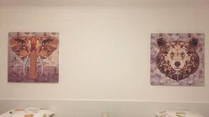 Blackout drapes, iron/ironing board, free cribs/infant beds, free WiFi