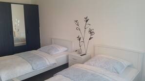 Blackout drapes, iron/ironing board, free cribs/infant beds, free WiFi