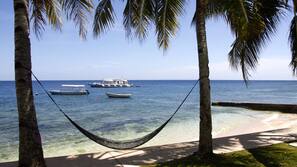 Private beach