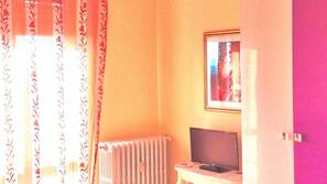 Blackout drapes, iron/ironing board, free cribs/infant beds, free WiFi
